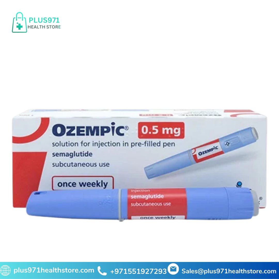 Semaglutide (Ozempic 0.5mg)  is a prescription medication used to treat and manage Type 2 Diabetes. 
#WeightLossGoals #InjectYourSuccess #plus971healthstore #uae #ajman #sharjah #dubai #abudhabi #health #weightloss #weightlossinjections #healthylifestyle