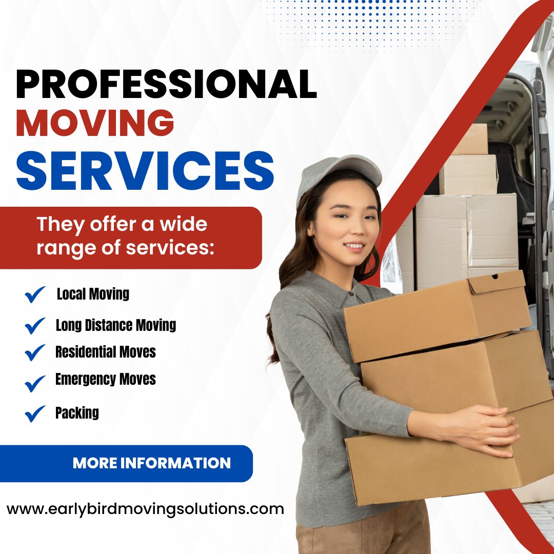EarlyBirdMS's tweet photo. 🏡 Let our professional movers take the stress out of relocating! 📦✨ We offer top-notch moving services that fit your schedule and budget. From packing to unpacking, we've got you covered! 🌐 https://t.co/xNGAUqrN6M

#movingcompany #movers #moving #movingday #professionalmovers https://t.co/7ep1T8qXyy