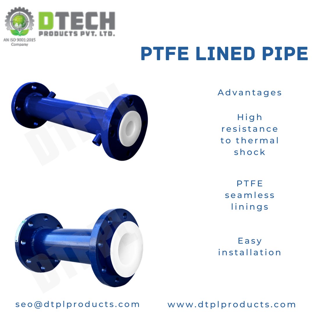 DTechProducts's tweet image. "Striving for superior quality, we are your trusted manufacturer &amp;amp; exporter of PTFE Lined #Spools
Stay ahead in the industry with us!
Email: seo@dtplproducts.com
Visit: dtplproducts.com
#manufacturer #Linedpipingsystems #Tanks #Vessels #Scrubbers #Reactors #corrosion #PTFE