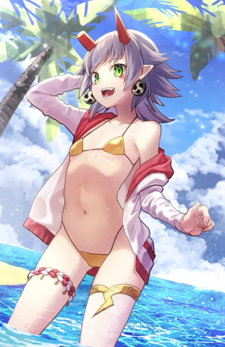 #海の日  我が娘たち