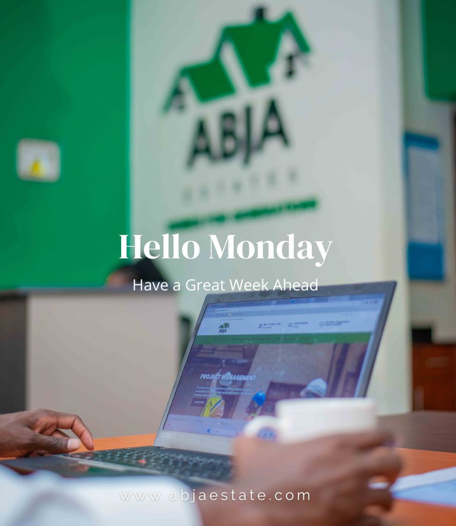 AD: 
As a new week begins, we hope it brings you exciting opportunities and fulfilling experiences. 

Our dedicated team is ready to provide you with top-notch service and help you with Property Management and Property Development needs.

#WeAreABJA  @ABJAEstatesLtd