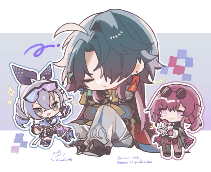 #HonkaiStarRail 公式さんのイラスト剣持って寝てるのあまりにもあまりにもあまりにもなので一回落ち着くために描いたけど落ち着けなかった