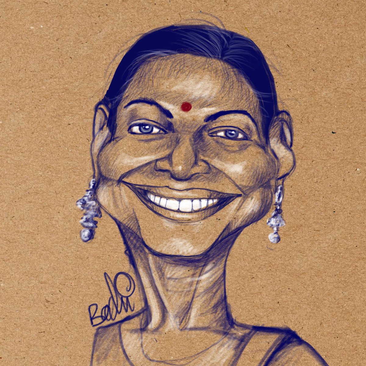 Caricature #zareenawahab #actor #actress #indianfilm #caricature #caricaturesbybadri #openforcommissions #commissionsopen #art #digitalart