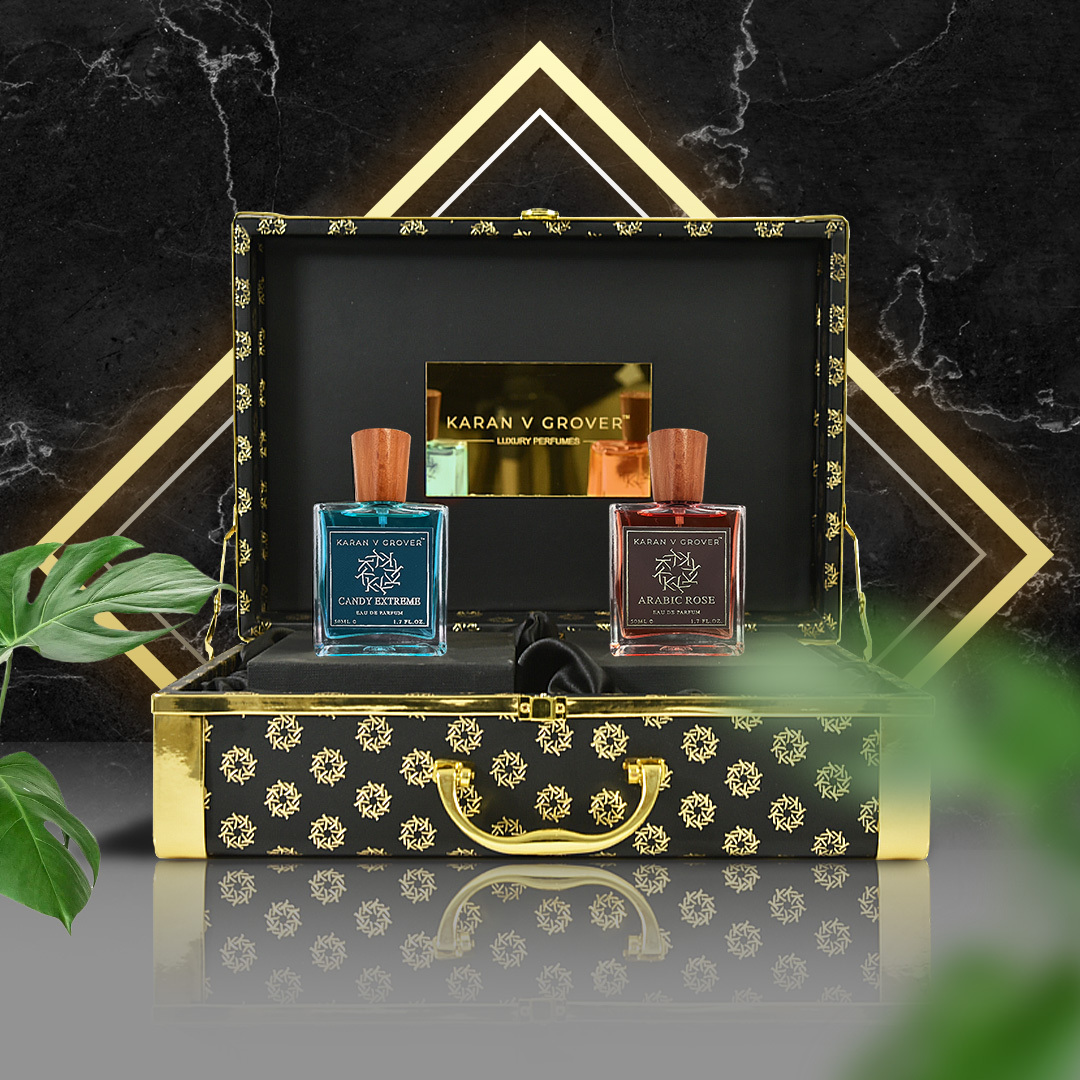 Gifting something special to your loved ones? Our Elite Pack is the perfect choice! This luxurious gift pack includes our signature perfumes that are of premium quality and will surely bring a smile to your special ones. 
#elitepack #premiumperfumes #karanvgroverperfumes