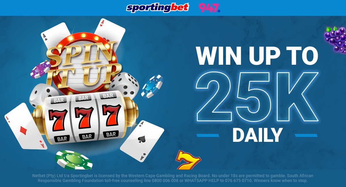 Time to make your world spin with the @sportingbet_sa #SpinItUp Slot Challenge.

Stand a chance to WIN your share of R25,000.

WhatsApp the keyword 'SportingBet' to 0614947947 &amp; we could be calling you to play.

#SpinItUp
Ts &amp; Cs apply