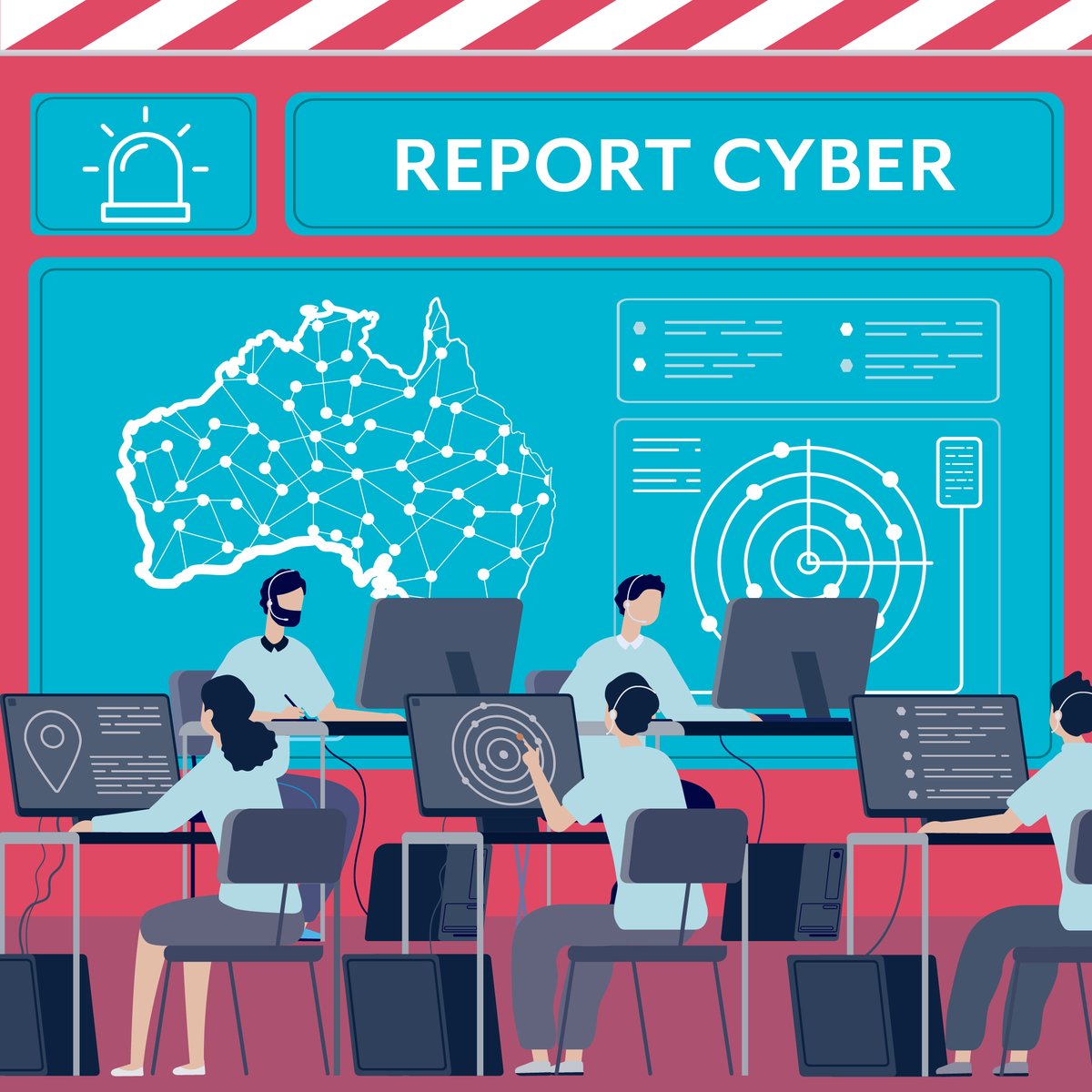 ASDGovAu's tweet photo. All reports matter! Every cybercrime, incident or vulnerability report helps us understand the current cyber threats facing Australia. Your report can help stop a similar cyber incident or attack happening to others. 

To make a report visit 👉 https://t.co/zzGGr4jLa7 https://t.co/S4ClMBeFiC