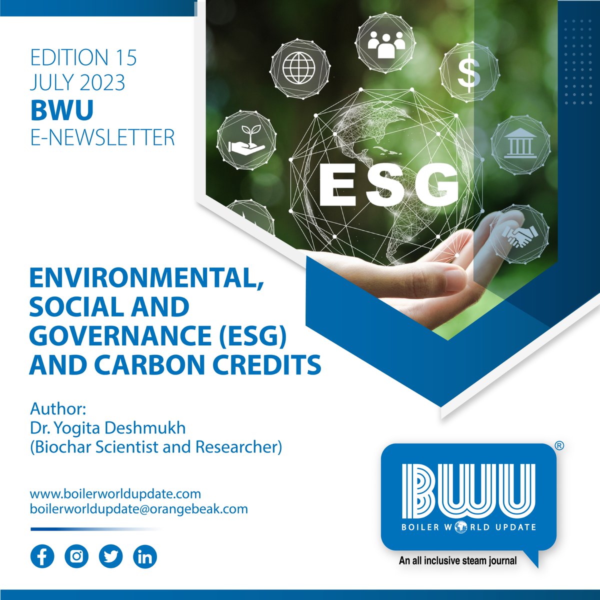 Unlock the potential of #ESG: Discover how environmental, social, and corporate governance drive sustainable businesses. Embrace #Sustainability by tackling climate change, engaging communities, and fostering transparent leadership. #ESGpractices #BetterWorld #boilerworldupdate