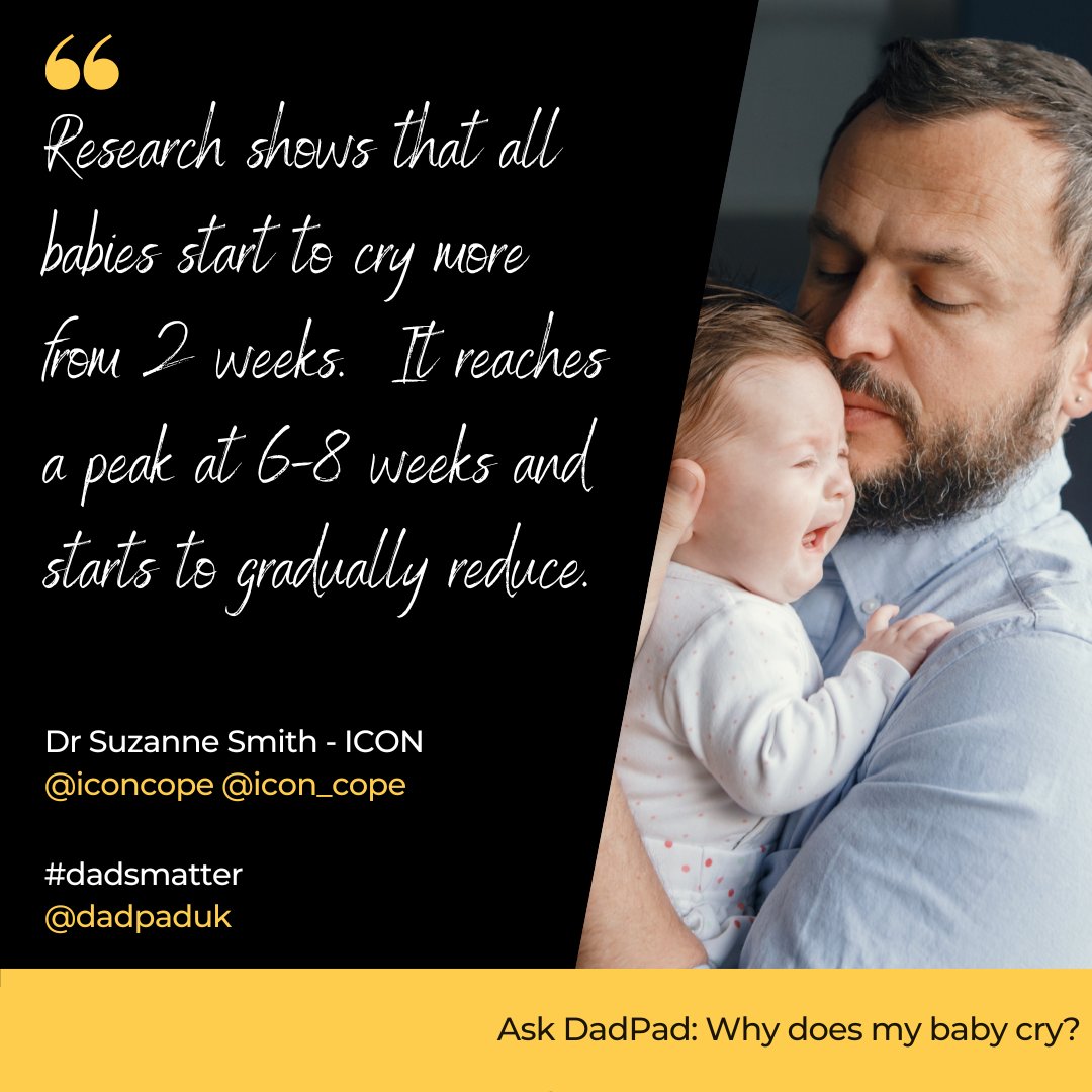 dadpaduk's tweet photo. #FatherhoodFriday (bit delayed...) π This week's #DadPadblog looks at some of the main reasons why babies cry - & the fact that they also sometimes cry for no reason! Find out more here: https://t.co/qs6qALO3C6
#dadsmatter #Copingwithcrying #babycrying #ICONcope
@ICON_COPE https://t.co/xseo2lqgY0