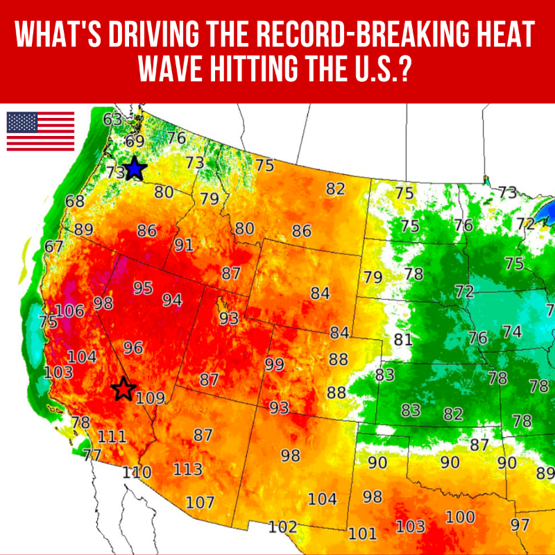 beloudcom's tweet photo. What's driving the record-breaking heat wave hitting the U.S.? Follow @Beloud and dive into the WHY👇👇 https://t.co/OcfFRIvEzX