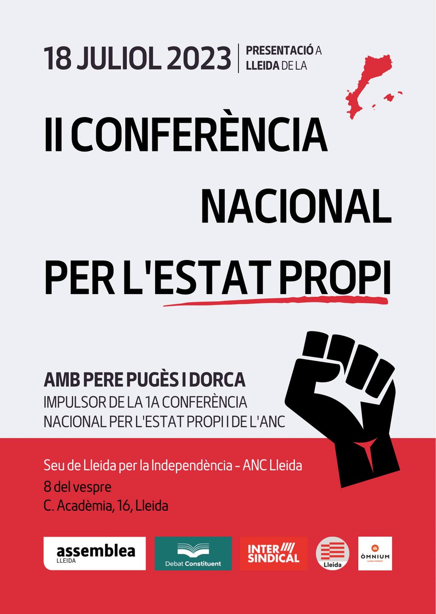 Lleida i el Segrià per la Independència tweet media