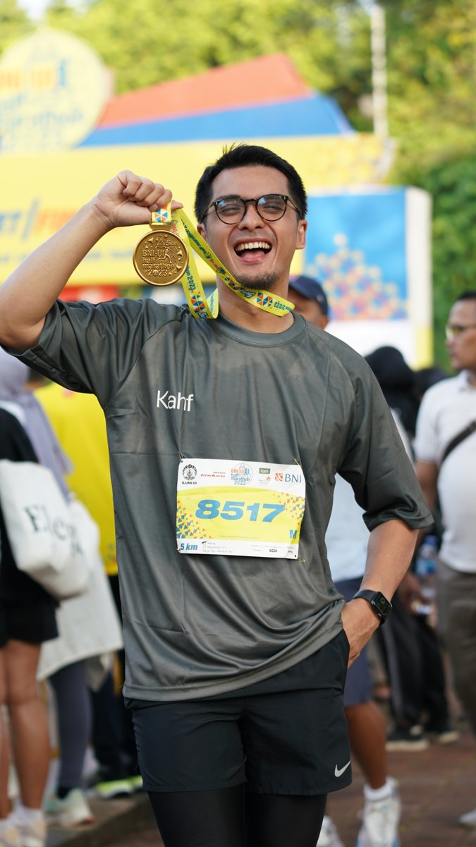 Ada bro <a href="/RickyHarun45MF/">Ricky Harun</a> yang ikut marathon sekaligus jadi finisher juga! Keren banget ya bro 🔥