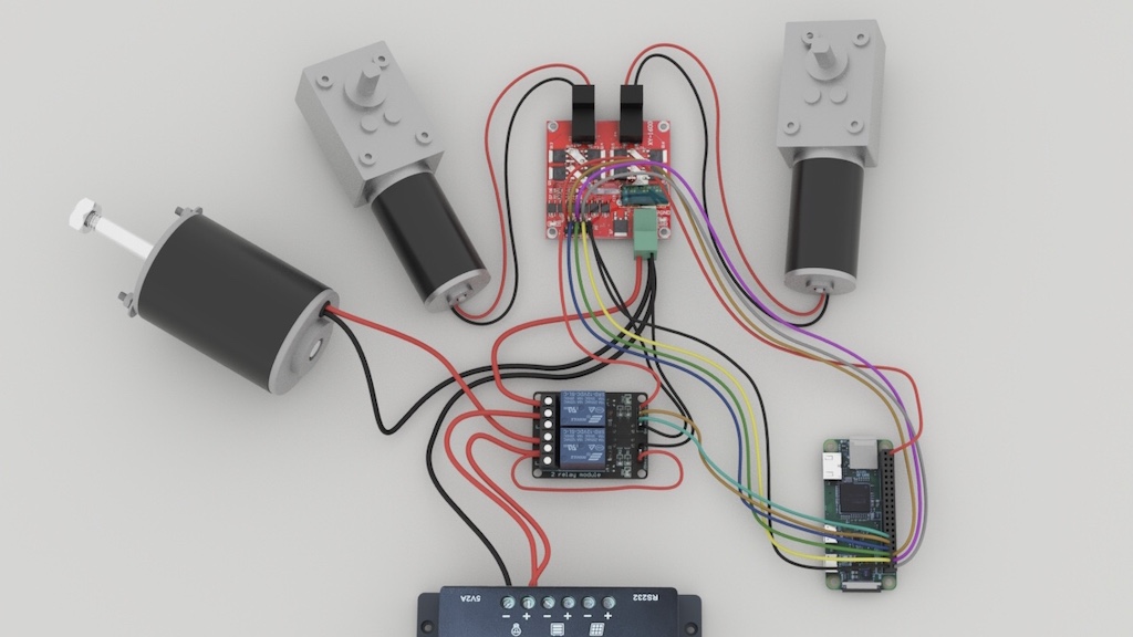 TGD_Consulting's tweet image. Happy #MagPiMonday! This weekend TimE and I have updated the wiring drawing of the actors for the #PiMowBot Model D, the illustration shows the current parts now.

Check out the project site and build your own #3Dprinted #smart #IoT #robotics #lawnmower based on the #RaspberryPi.