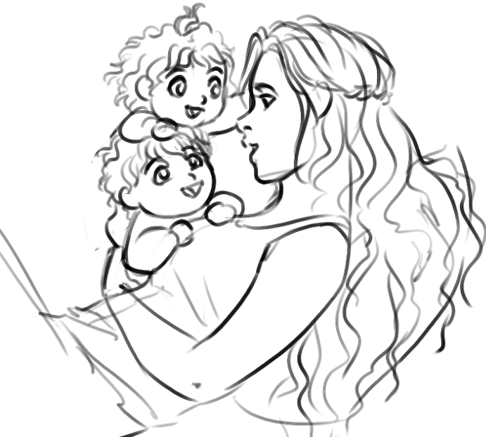 Malaestrelya's tweet photo. || Maria being a mom >>>>> https://t.co/UTv3Crp3m3