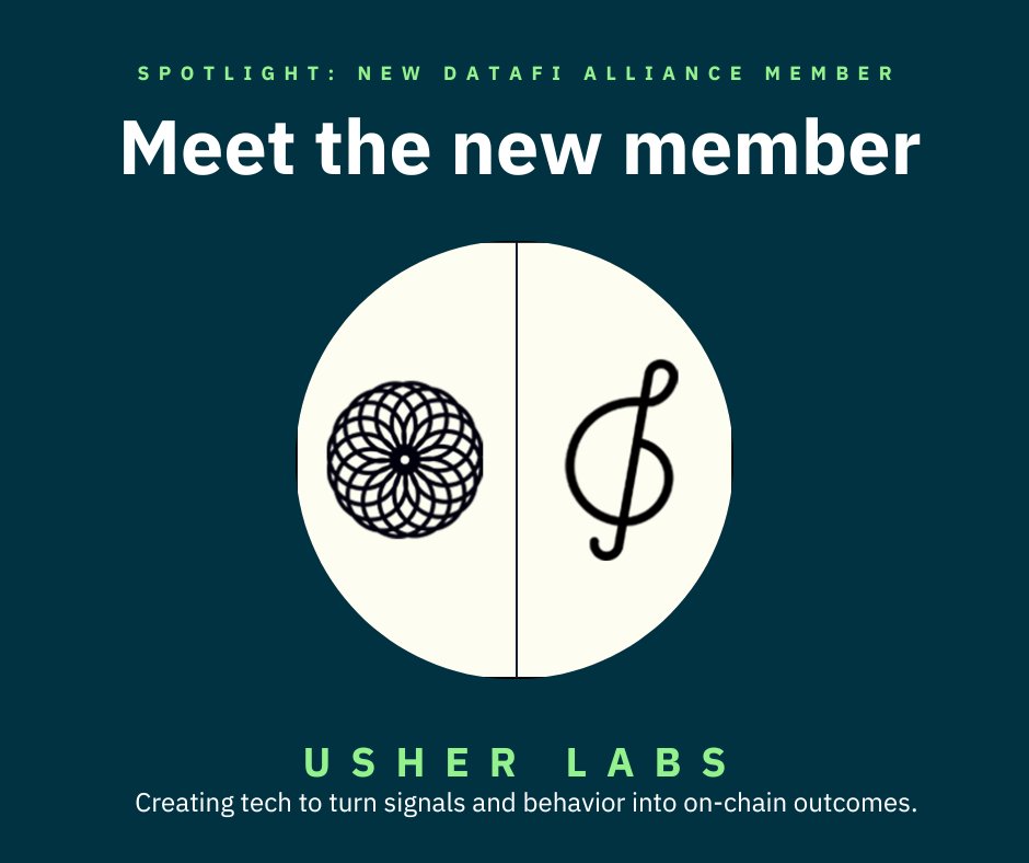 🎉 Hey #DataFiers! Let's extend a warm welcome to our newest member, <a href="/usher_web3/">Usher Labs - building Fiet Protocol</a>! 🚀 With their innovative work in securing custom data-driven decentralized systems, they're taking the #Web3 space to the next level! 

Check them out at usher.so 💥