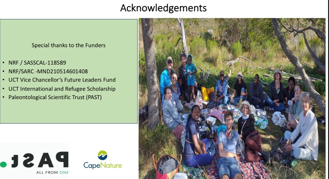 Thatpollengirl's tweet image. Today I presented preliminary results from my Ph.D research at #INQUARoma2023 
Thanks to @PASTEvolve @NRF_News @UCT_news my supervisors as well as everyone who showed up to support me.
I’m very open to feedback and discussions on my data.
#paleoecology #roadtophd #phdchat #PhD
