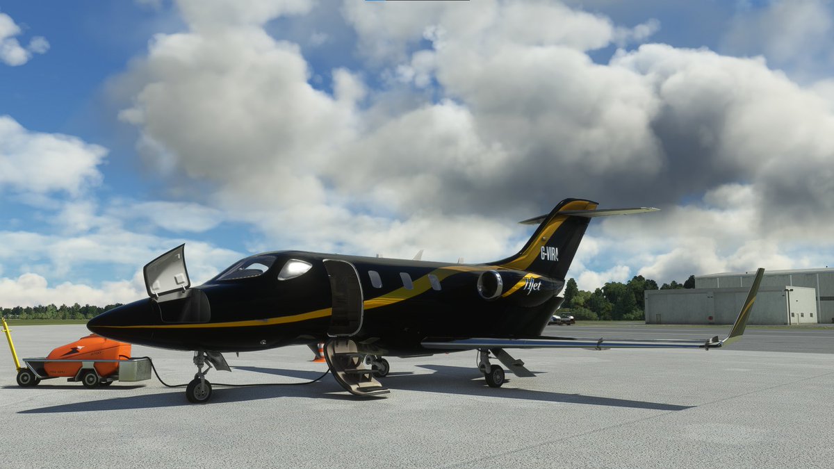 sim_brit's tweet photo. We’re back in the virtual skies 1200 BST, starting at EGTK, a quick ferry flight to EGLC to collect some passengers for short hops to LFPB, LSGG and LFML. We’ll be in the FlightFX MG Honda Jet! Come on over to https://t.co/cRZliJmrgV #MSFS #hondajet #twitchstreamer #flightsim https://t.co/lOpxUZ5j0M