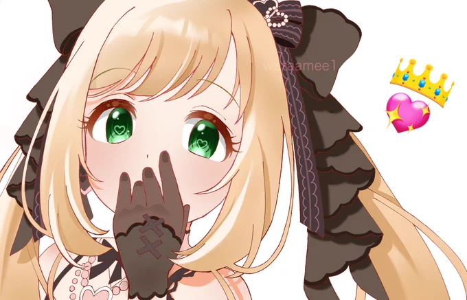 【愛されクイーン・はぁと】めちゃくちゃかわいいノワールをありがとうございます#佐藤心  #デレステ 