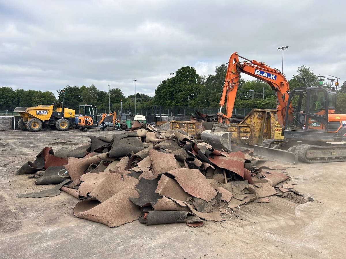 BAKCivilEng's tweet photo. New Phases started at Wilmslow with 278 Works &amp; New Sports Barn Foundations progressing well https://t.co/KxFBBmFQOk