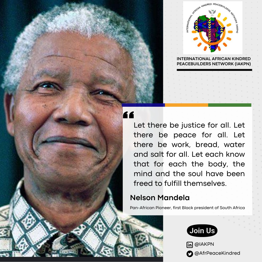 Nelson Mandela's vision lives on in our hearts! Let's strive for a world where justice, peace, and prosperity are not just dreams, but realities for everyone.

 #NelsonMandela #JusticeForAll #PeaceForAll #ProsperityForAll #IAKPN