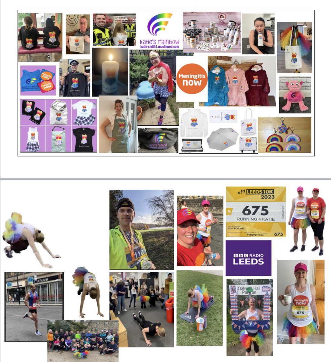 In just 4 months, £6, 601. 25 for Katie’s Rainbow Forever Fund, raising money for Meningitis Now:
katie-smith1.muchloved.com
#WonderWoman 
#MeningitisNow 
#KatieSmith 
#Rainbows 🌈
The story so far 👇