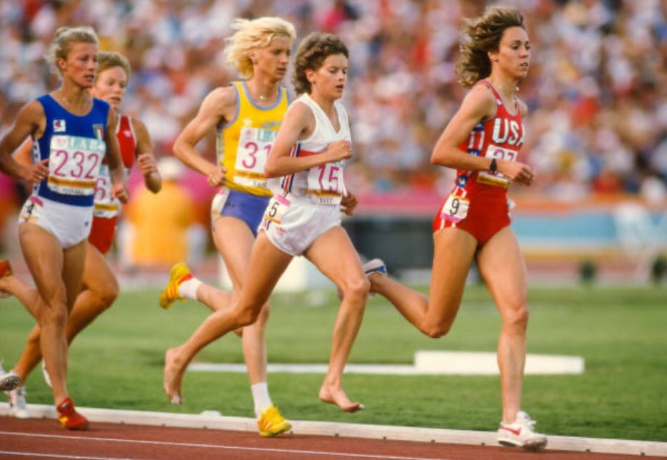 Activ8shoes's tweet photo. Zola Budd. Born in South Africa in 1966, she burst onto the international running scene as a teenager, running middle to long distances and captivated the world with her running style. https://t.co/L03zUXko9Q
