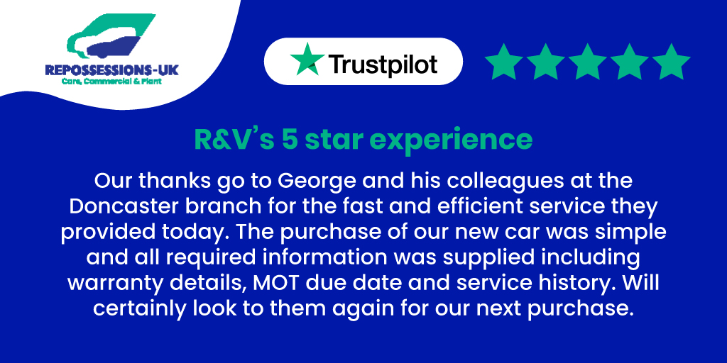 Repo_UK's tweet image. Another happy Repossessions customer 🚗
⠀
Tell us about your recent visit with us over on Trustpilot.⠀
⠀
#trustpilot #dealership #feedback #carsforsale