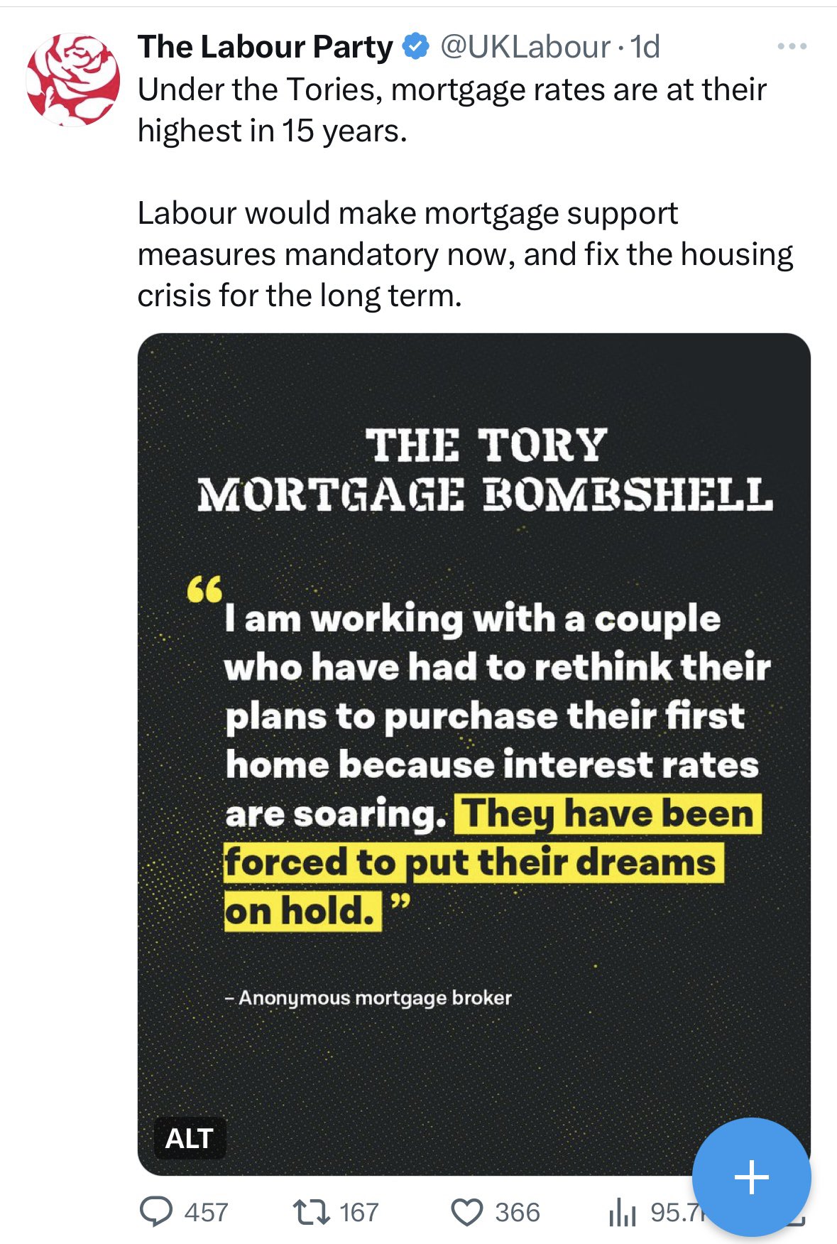 R on Twitter "RachelReevesMP By Labour’s own admission, the cost of