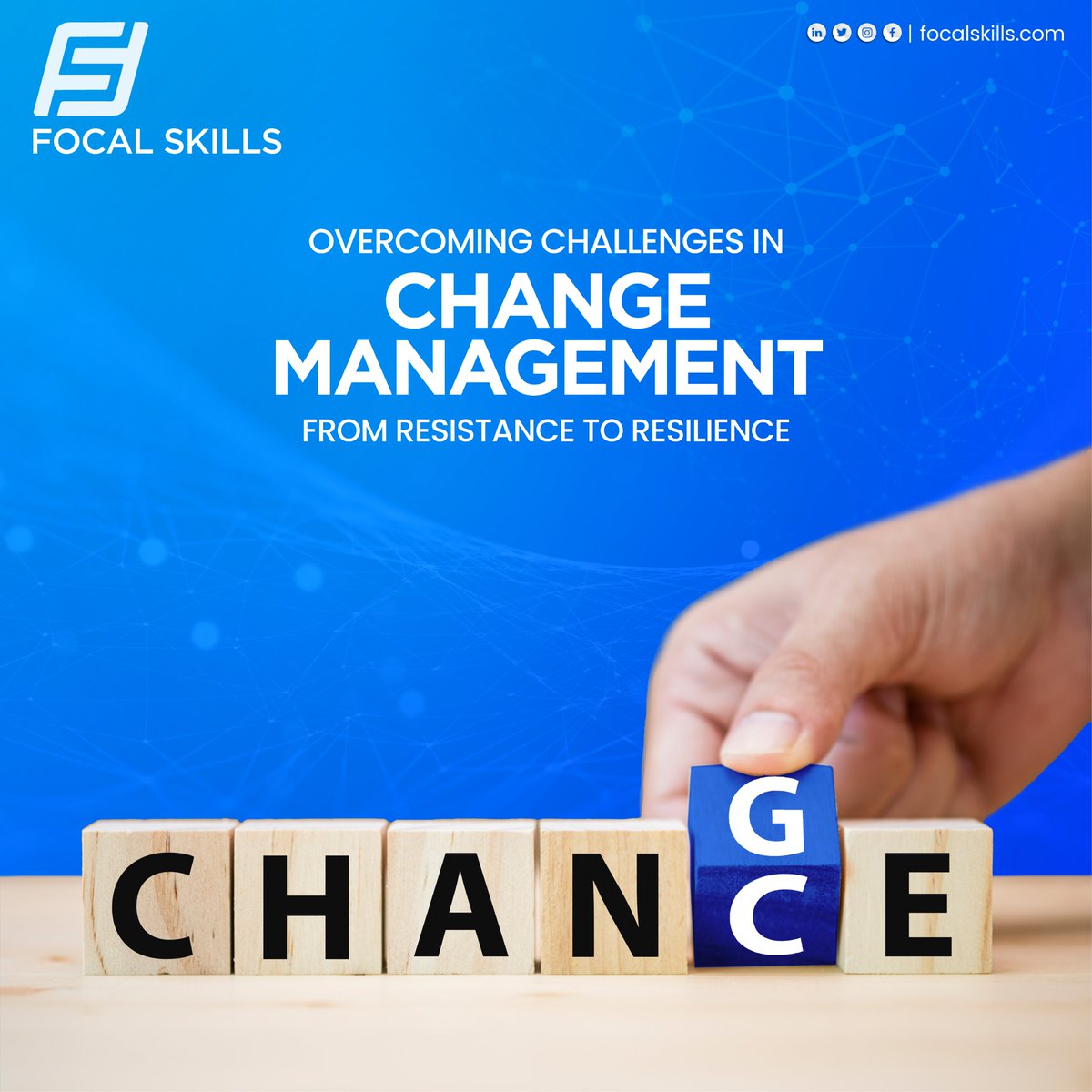focalskills's tweet photo. Change management can often be met with resistance, but at Focal Skills, we believe in turning challenges into opportunities for growth. 🌟
With our specialized expertise, we guide organizations through the transformative journey of change, helping them overcome resistance and embrace resilience. We understand that change can be daunting, but through strategic planning, effective communication, and fostering a culture of adaptability, we empower teams to navigate uncertainty with confidence.
Trust our focal skills to transform resistance into resilience, and together, let's navigate the path to success in change management. 💪✨

https://t.co/C4p7SDgNBH

#focalskills #changemanagement #changeleadership #changeagent #changeculture #transformationaljourney #adaptability #resilience #changechampions #changemindset #changestrategy #success #changecommunication #changeplanning #implementation #changeprocess #changeconsulting #expertise #changeadoption #impact #organizationalresilience #embracechange #motivation #changeculture #overcomingchallenges #changetransformation #changedriven #changeleaders #change