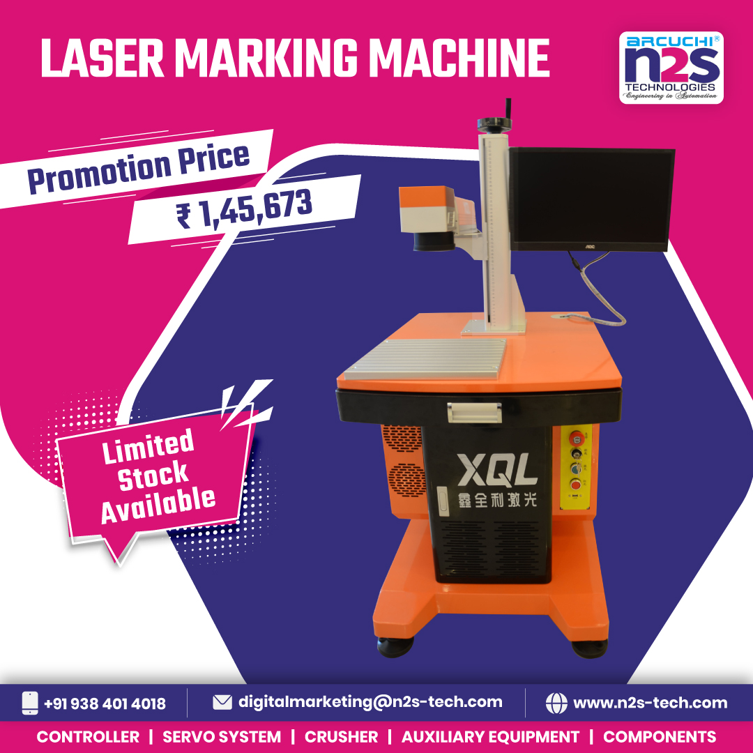 N2S_Tech's tweet image. #lasermarkingmachine #supplier #lasermarking #lasermachine #india #chennai #OfferSale #offerprice #MidYearSale #discountsale #discountoffer #immcomponent #plasticindustry #injectionmoldingmachine