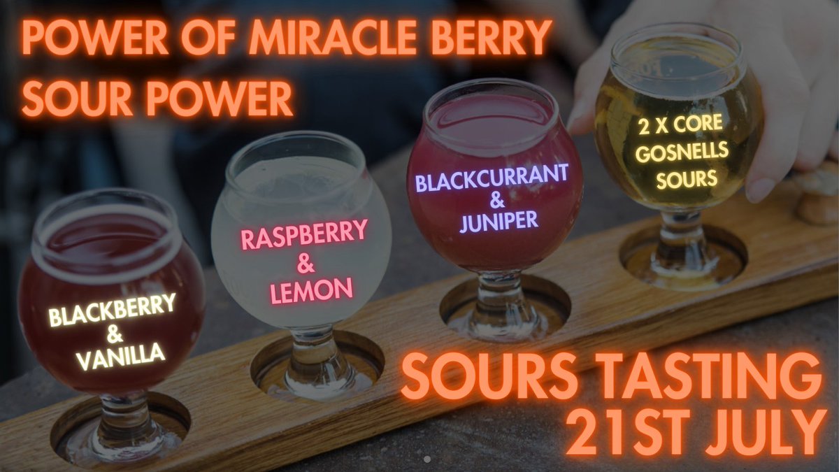 Ready for a tasting like no other?

The #MiracleBerry is a West African berry that temporarily masks your taste buds making anything sour or bitter taste sweet 100% naturally🪄
Try our new Sours & experience the mind blowing effects of the Miracle Berry..

bit.ly/3JZoIxn