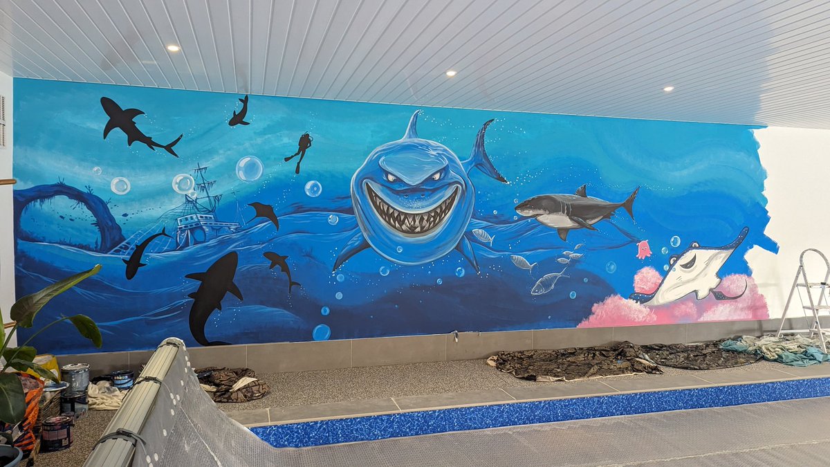 Started this 18m wall yesterday!