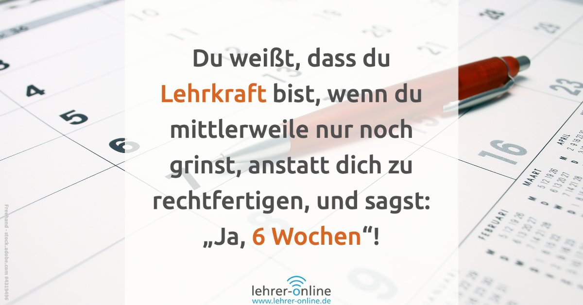 lehrer_online's tweet photo. Wie häufig wurdet ihr in letzter Zeit schon auf die Länge der Sommerferien angesprochen? 😴 #twlz https://t.co/vbI0vecNih