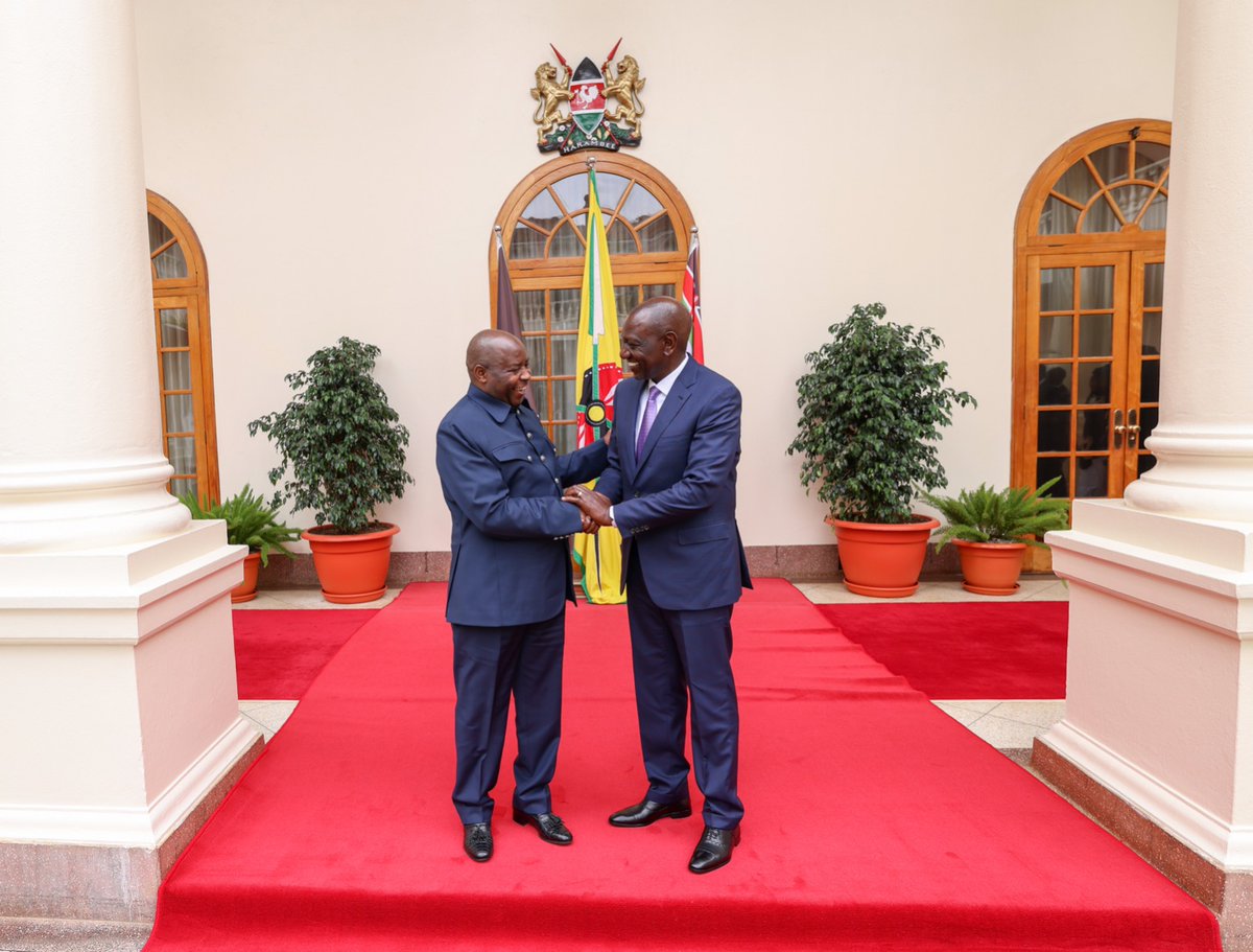 WilliamsRuto's tweet photo. Kenya and Burundi continue to cooperate across various socio-economic areas, including regional security and agriculture. https://t.co/4AMCuA1FWv