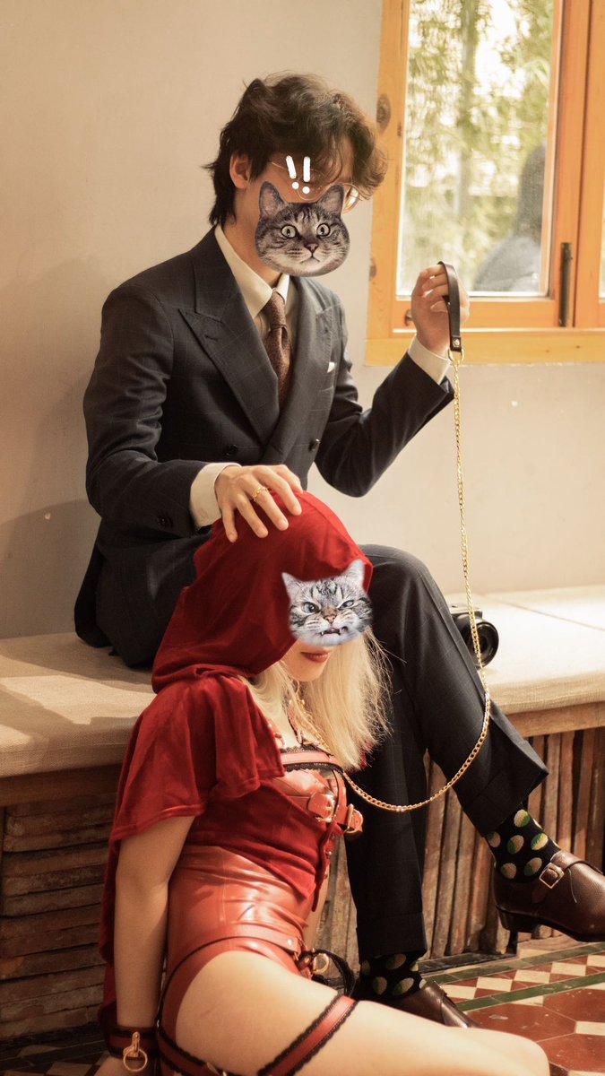 小红帽和大灰狼！

📷@maidmakecake 

BtD好好玩嘿嘿嘿，下次还来<a href="/LatexMofa/">膜法胶粘滑</a>