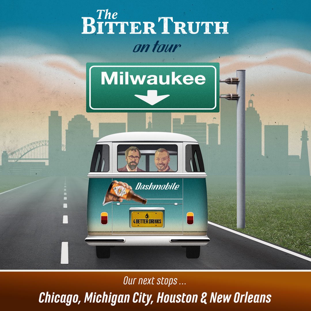 We left Chichago behind for now and will drive up to Milwaukee, Wisconsin.
Looking forward to our events Blue Bat and Pufferfish Tiki Bar today and tomorrow.
……………………………………………….
#bitters #cocktails #liqueur #tiki #thebittertruthcompany #bar #bartender #milwaukee