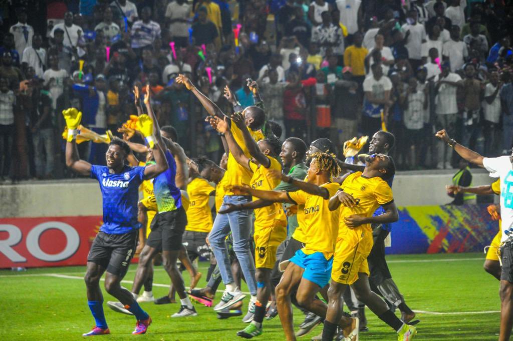 ns8official's tweet photo. A night of mixed emotions and many reactions for @SportingLagos 😱😁

Tensed to the final spot kick, but worthy champions in the end😬👌🏾

 #NaijaSuper8 #FootballisHome #LetGoSporting https://t.co/Wk1Aufoo4c