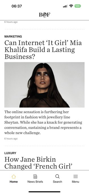 Business of fucking Fashion. &hellip;pinch me🥹 I wrote BOF in my journal for my 5 year plan before launching