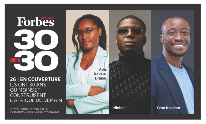 Un rêve devenu realité !!  Merci beaucoup à <a href="/Forbes_Afrique/">Forbes Afrique</a> pour cette nomination. 

C'est une motivation supplémentaire pour continuer à innover, à repousser les limites et à contribuer positivement à notre communauté. 

Edition spéciale : forbesafrique.com/dans-ledition-…
Découvrez le