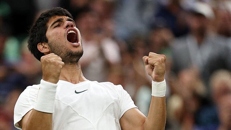 Not yet the G.O.A.T. but the B.E.A.S.T. for sure! (Best Ever At Striving Tenaciously). Congrats <a href="/carlosalcaraz/">Carlos Alcaraz</a>