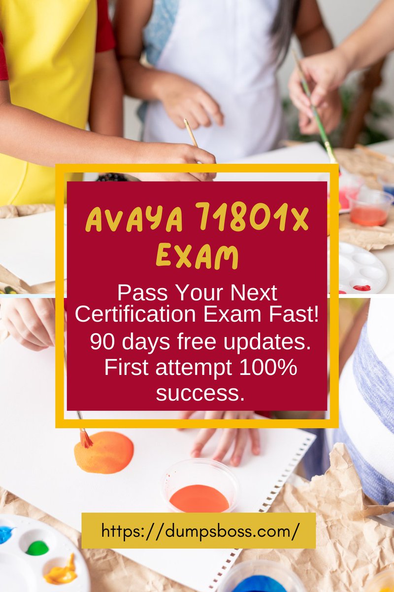 RealITExams's tweet photo. If you are concerned about your Avaya 71801X (Avaya Messaging Support Certified Exam) exam and you are not prepared so, now you don't need to take any tension about it.
https://t.co/7Xd8SWx4W9
#examdumps #examquestion #exampdf #education https://t.co/lJgjQ5ojat