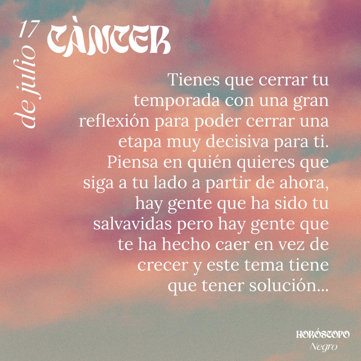 ✨♋✨ #cancer #horoscoponegro