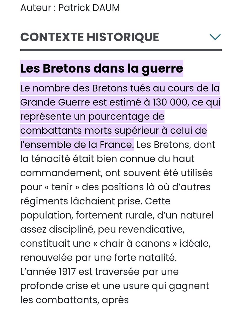 Trevjeg's tweet photo. @BNafale @Sinamod1 @Marvel_Fit Étant breton, mon peuple à subit exactement la même chose comme de nombreuses régions de la France. Y a pas eu de différence entre la métropole et les colonies, c'était la même pour tout le monde. Source:
https://t.co/wR6FiqHpO0. https://t.co/QXSktCXTMd