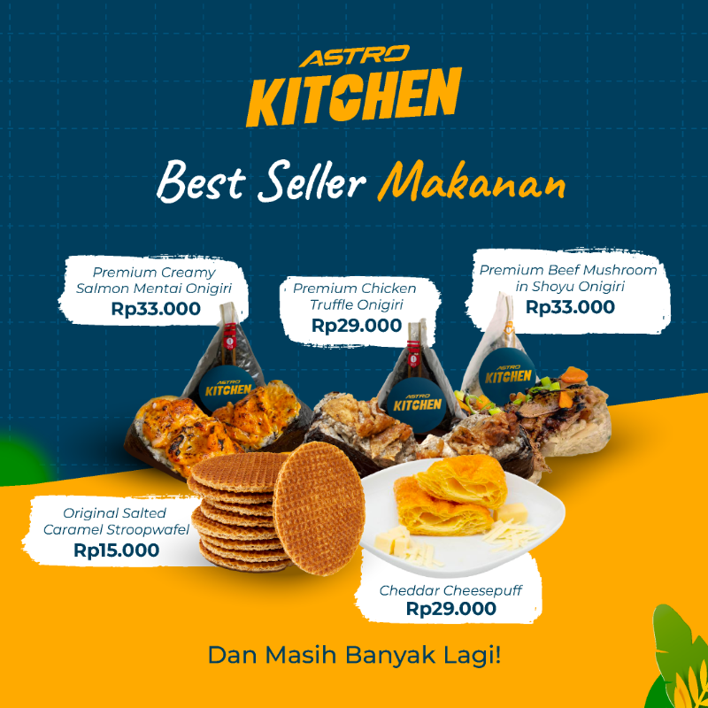 astronauts_id's tweet photo. Duh, tengah malem ngejar deadline butuh cemilan sama kopi nih biar tetep melek, beli di mana tapi ya?🤔

Di Astro Kitchen aja dong! Sekarang udah BUKA 24 JAM!🤩 Jadi kapanpun kamu bisa #JajanSatSet tanpa bingung beli di mana.😋

Lesgo #AstroinAja sekarang, klik banner di bawah.👇