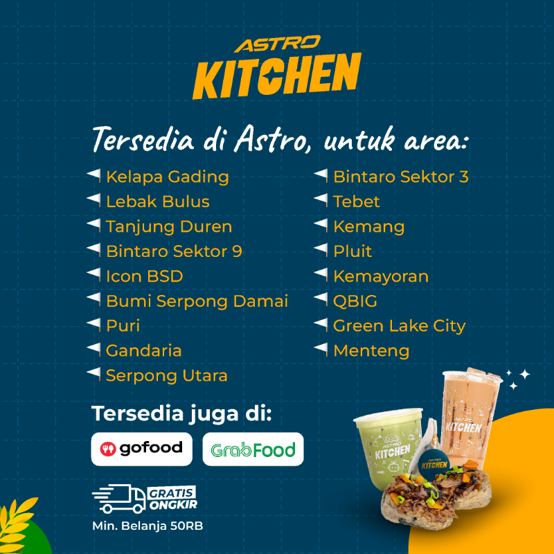 astronauts_id's tweet photo. Duh, tengah malem ngejar deadline butuh cemilan sama kopi nih biar tetep melek, beli di mana tapi ya?🤔

Di Astro Kitchen aja dong! Sekarang udah BUKA 24 JAM!🤩 Jadi kapanpun kamu bisa #JajanSatSet tanpa bingung beli di mana.😋

Lesgo #AstroinAja sekarang, klik banner di bawah.👇