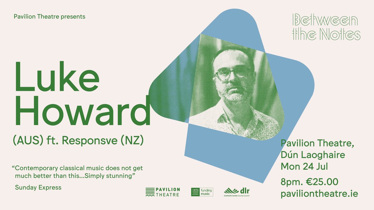 NEXT WEEK: @lukehowardmusic is coming to Dún Laoghaire as part of #BetweenTheNotes @responsveart will accompany the pianist for an immersive audio-visual experience 🔊🎹🎶 An exclusive Irish date, book your tickets fast 🎫🏃‍♂️💨 Mon 24 Jul | bit.ly/HowardResponsve @CabinArtists