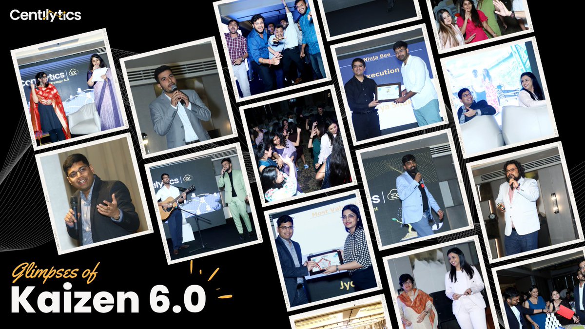 centilytics's tweet photo. Make way for change and good change at that! That was our mantra as #Centizens from Noida and Bangalore offices came together to celebrate “#Kaizen 6.0” and imbibe continuous improvement in our daily life.
Click to check out the #glimpses>> https://t.co/m77ej8yCet
#centilytics https://t.co/d6OkneidtJ
