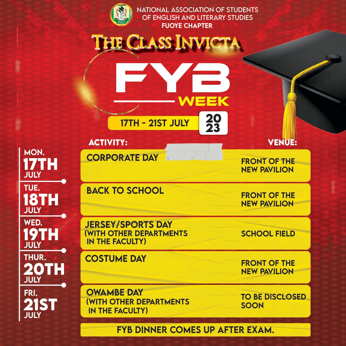 AnikeBeloved__'s tweet image. #Awatifeparischool
.
.
#day1
#corporatewear
#theclassinvicta
#finalyearbrethren
#facultyofart
#fuoye