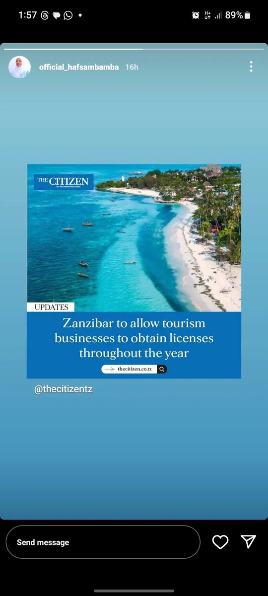 Zanzibar tourism (@znzibartourism) on Twitter photo 