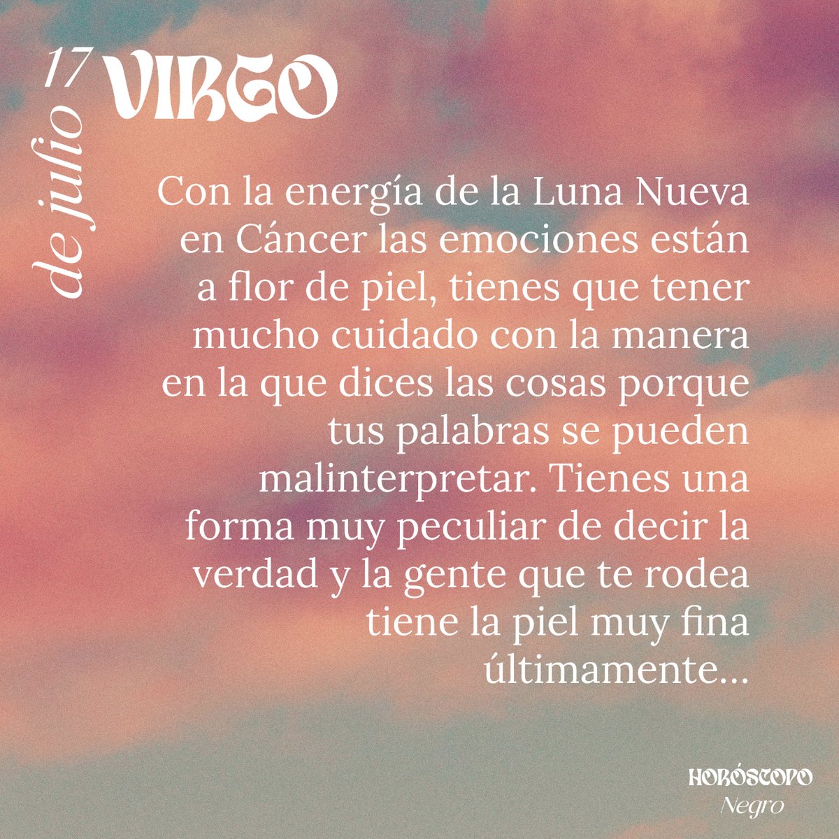 ✨♍✨ #virgo #horoscoponegro