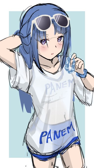 海の日で、あついので… 